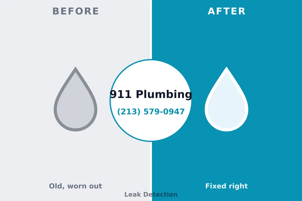 Before and after: plumbing repair Balch Springs, TX